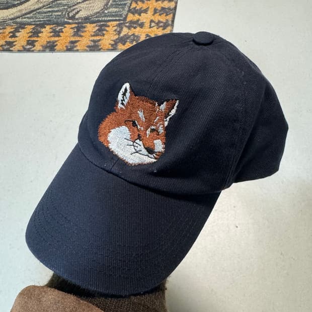 메종 키츠네 자수 로고 볼캡 모자 스냅백 트러커캡
