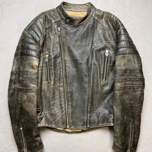 레이싱 자켓 -가죽자켓 