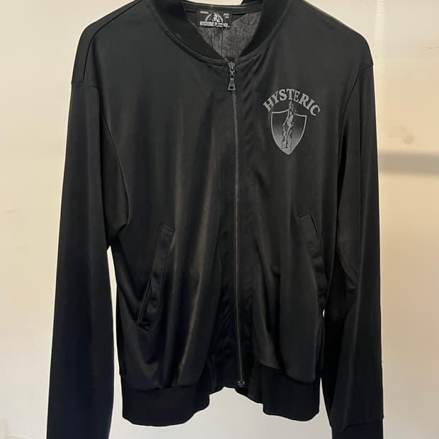 Hysteric Glamour Black Logo Track Jacket