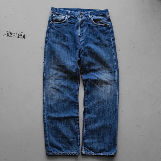 Made In USA Post Overalls Denim Pants