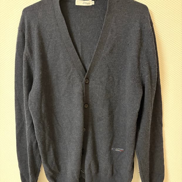 듀퐁 남성 네이비 가디건