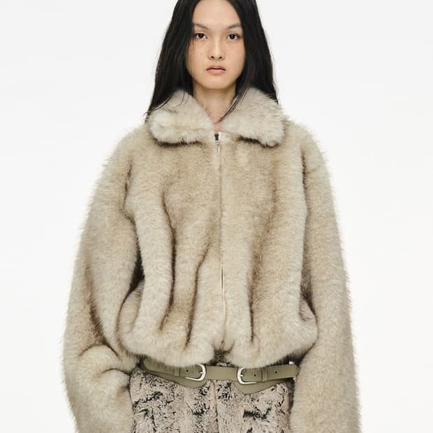 Cerric Brushed Fur Jacket 세릭 퍼 자켓