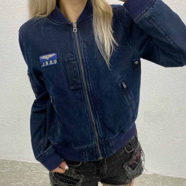 폴로 ma -1 데님 워크자켓 L