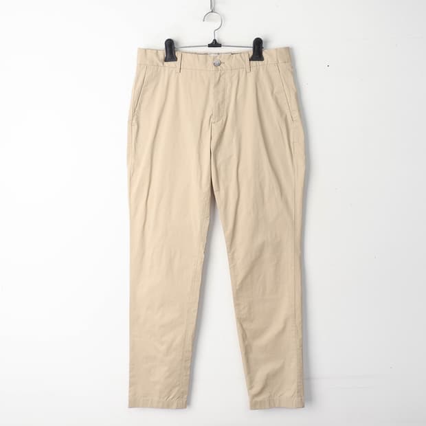 30/라코스테 슬림핏 코튼 팬츠