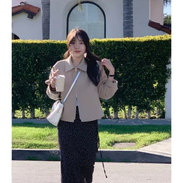 언더비 MAYVI 하이퀄리티 2WAY지퍼 집업 코튼 자켓 (F)