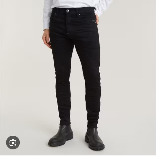 지스타로우 G star raw. 리벤드 스판 스키니 블랙진. 30사이즈