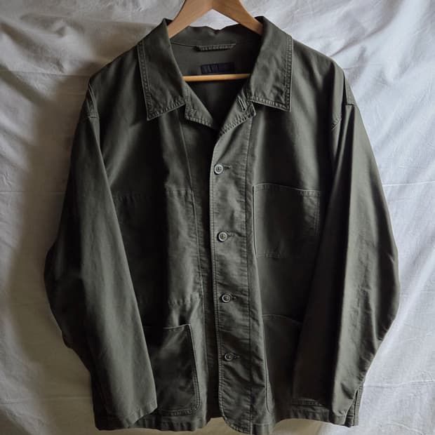 유니클로 유틸리티 워크자켓 올리브 XL