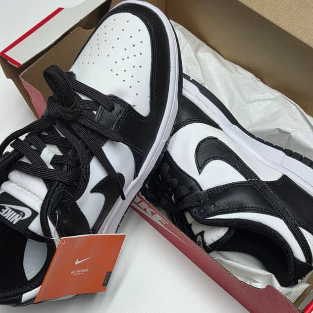 나이키 덩크로우 범고래 260 새상품