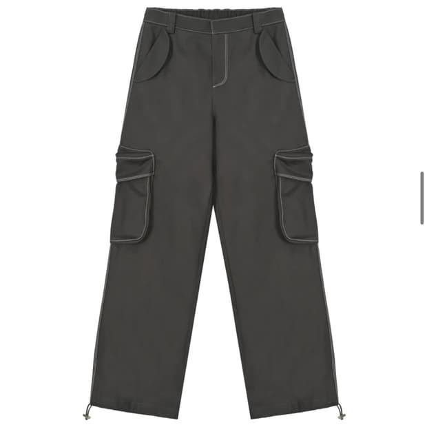 코스모스 스티치 카고팬츠 그레이 S (1회착용)