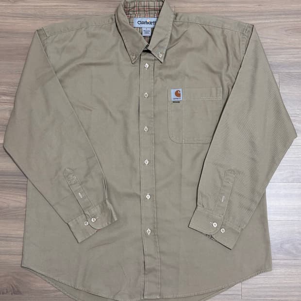 칼하트 셔츠 L 베이지