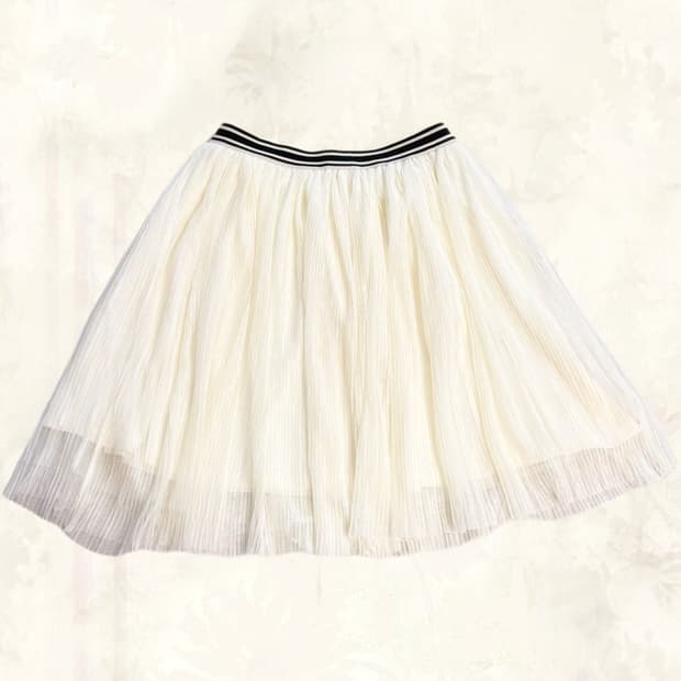 (이체시에눌) 일본 히메갸루 핀터깔 대장 샤 포인트 캉캉 풀밴딩 스커트