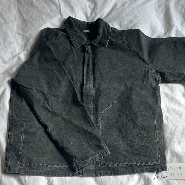 아프레쎄 25ss 빈티지 헌팅 자켓 올리브 사이즈2