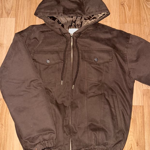 트러커 후드 패딩