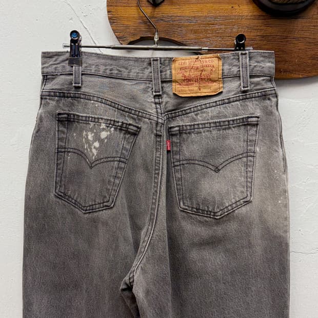 Levi's 501 Vintage Black Denim Pants