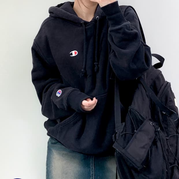챔피온 리버스위브 후드티 