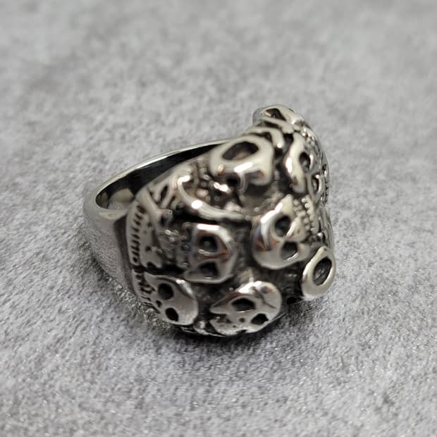 skull vintage ring
