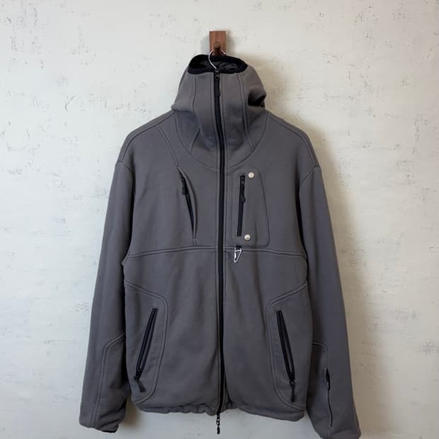 언더마이카 마샬 체스트 포켓 바라클라바 후드집업