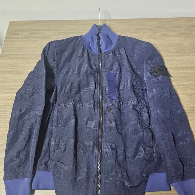 스톤아일랜드 쉐도우프로젝트 STRIPED NYLON METAL 자켓