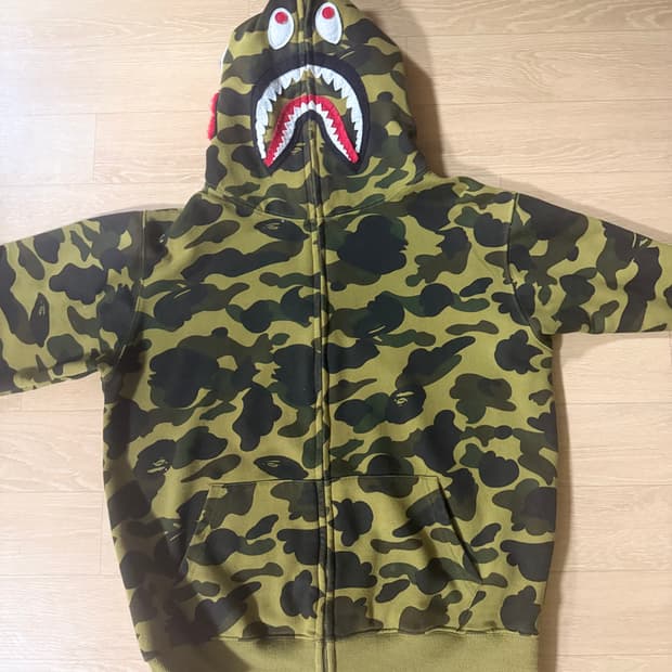 베이프 후드집업