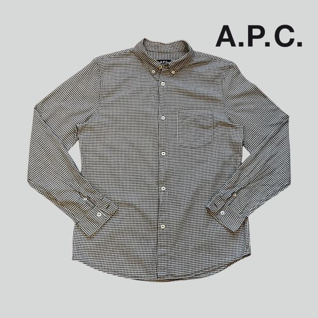 [L]A.P.C 아페쎄 체크 셔츠