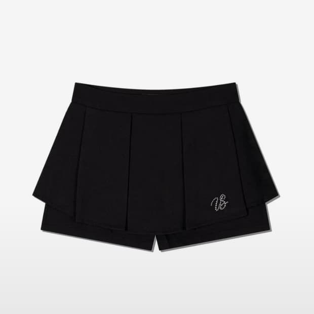 어글리쉐도우 튤립 팬츠 스커트(블랙) M