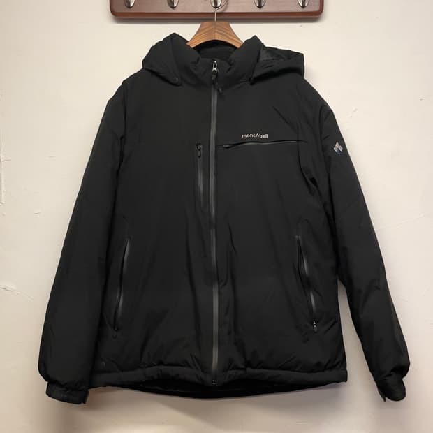 몽벨 2 layer 블랙 패딩 자켓  