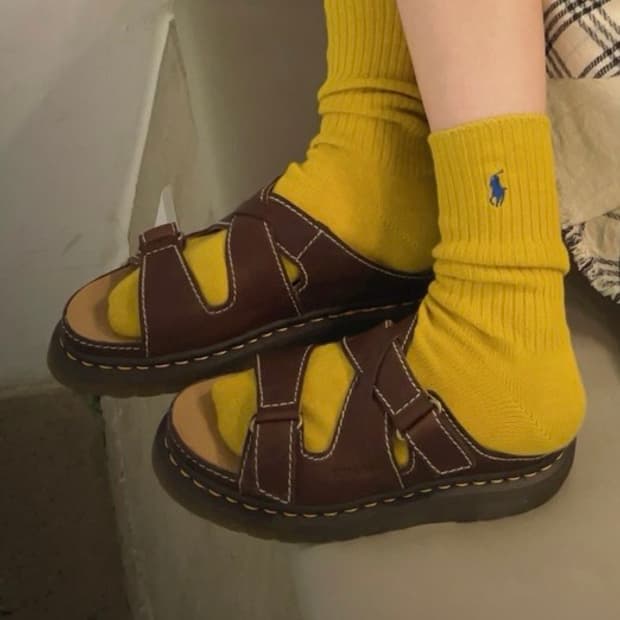 (새상품) 닥터마틴 브래드필드 브라운 샌들