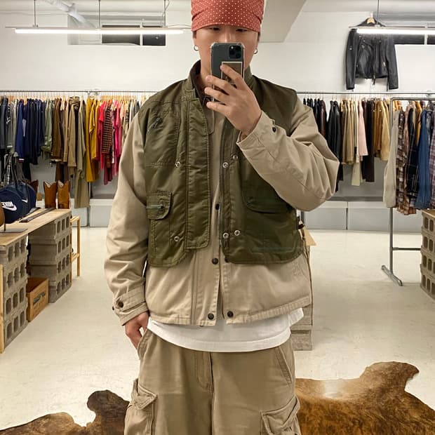 VTG lace-up tactical vest 빈티지 택티컬 베스트