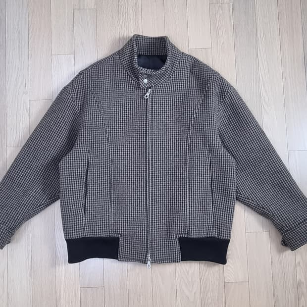 미나브 울리치 체크 블루종 자켓 L _ 남성