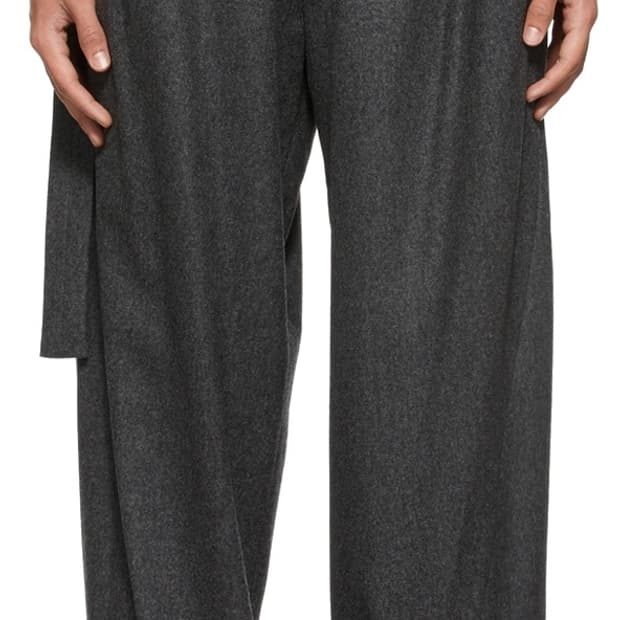 혜인서 울 벨트 팬츠