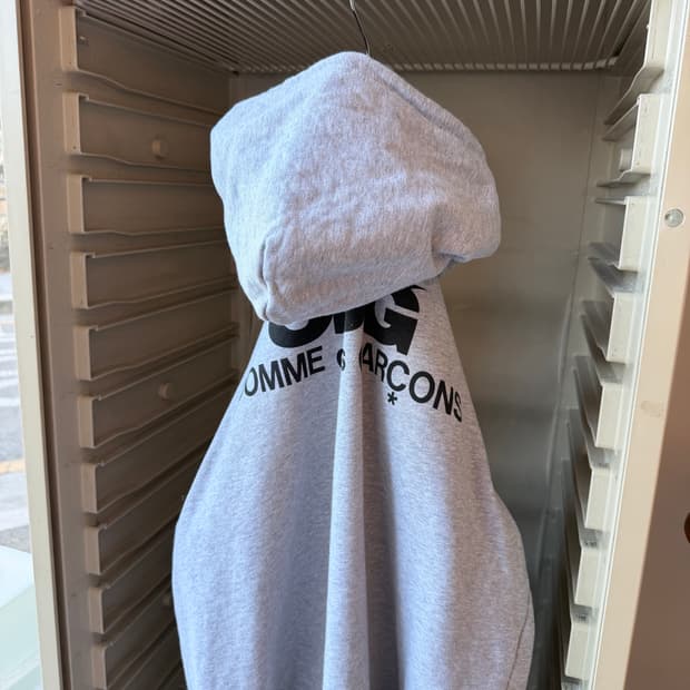 CDG 로고 후드 집업