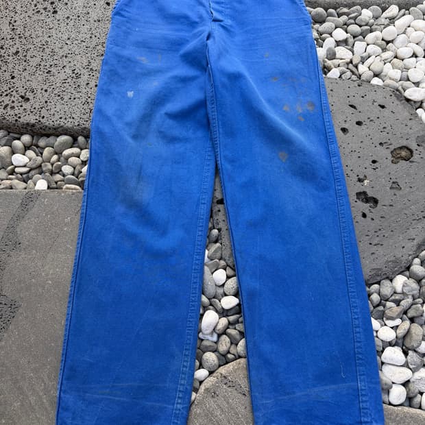 DISTRESSED 1970s VINTAGE WASHED 프렌치워크팬츠