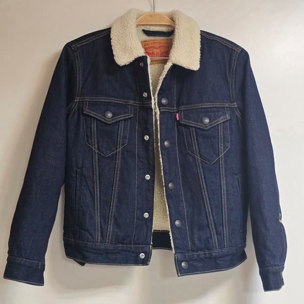 리바이스 양털 쉐르파 데님 자켓