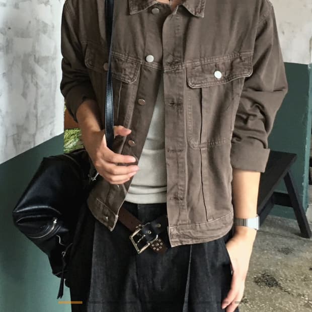 단스튜디오 트러커 자켓