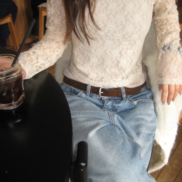 Ourcabinet flower layered tee