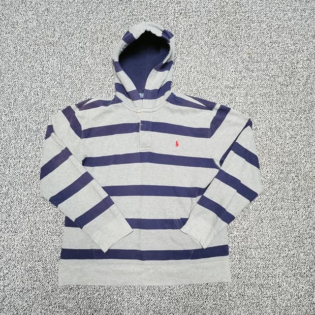 폴로 랄프로렌 스트라이프 기모 후드티 (2872)