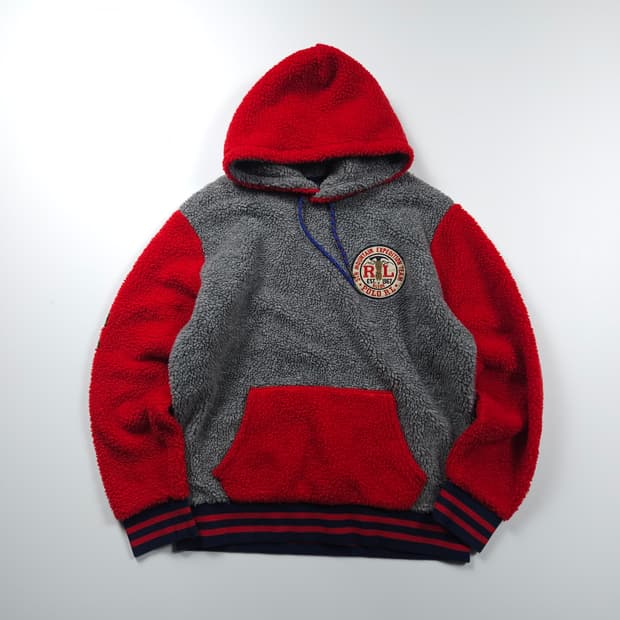 폴로 랄프로렌 신형 크레스트 보아 쉐르파 후디 (M)