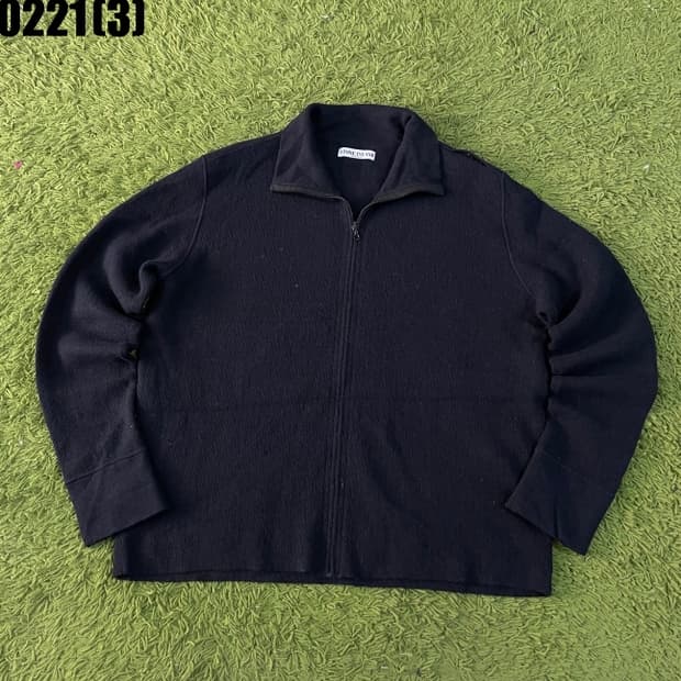 스톤아일랜드 구형 니트 자켓 와펜X