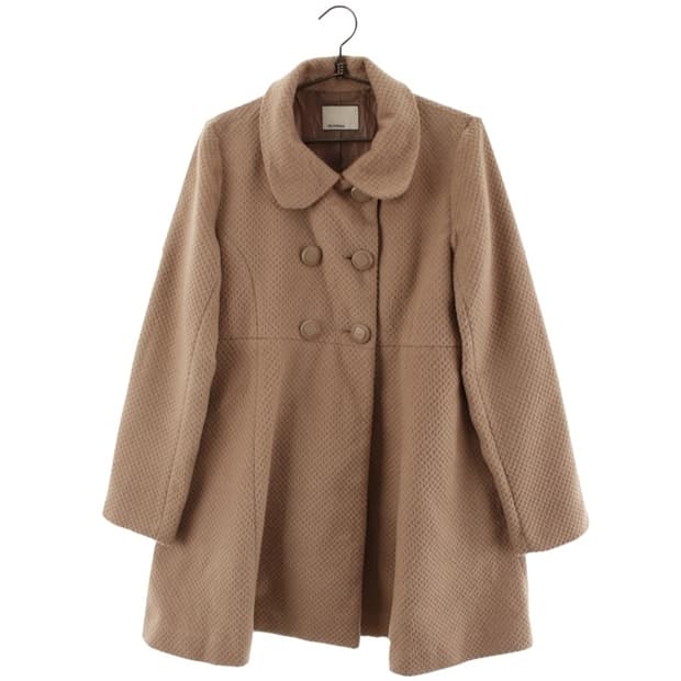 올리브데올리브빈티지 둥근카라 라떼맛 나나미 더플 코트 모리걸하구미라떼갸루