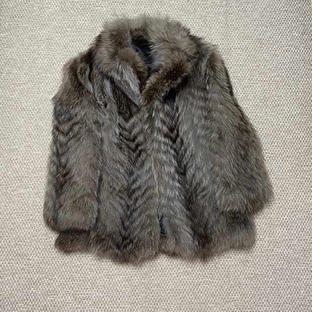 리얼 폭스퍼 자켓