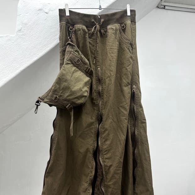 G.O.A parachute cargo pocket long skirt 