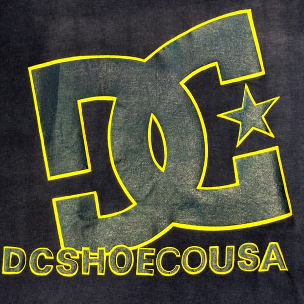 00s DC SHOES Logo T-SHIRT (F)