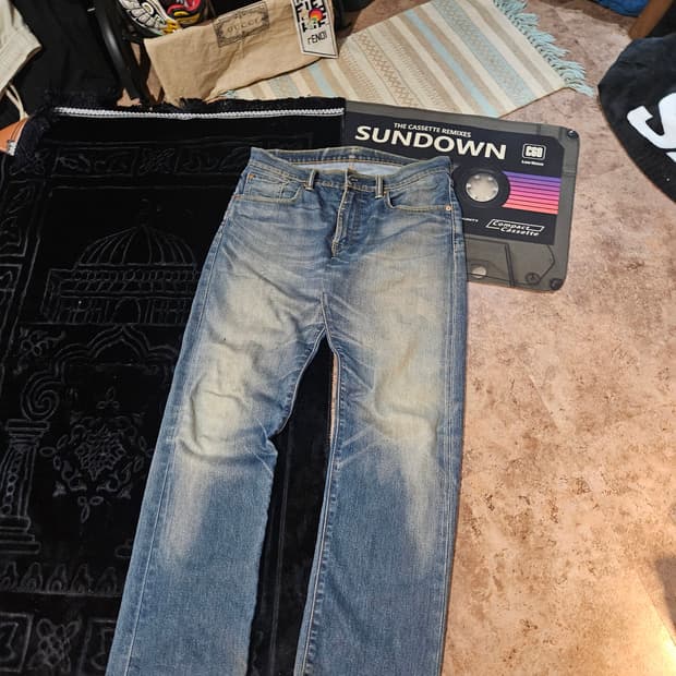LEVI'S 리바이스 502 워싱 데님 팬츠