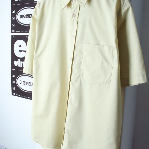 (L-XL) 유니클로 반팔 카라 티셔츠 셔츠 남방 U라인-H3H33792