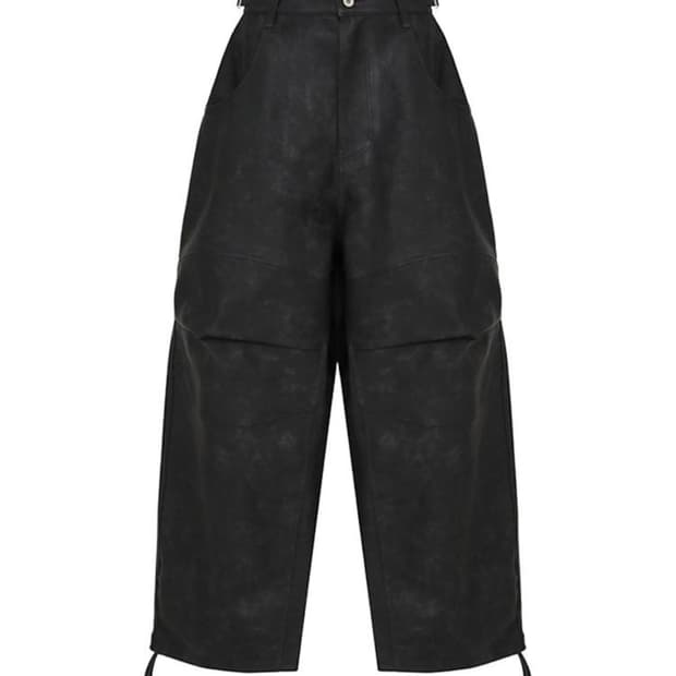 MJD X KOIN SEOUL 3D KNEE ECO LEATHER PAN