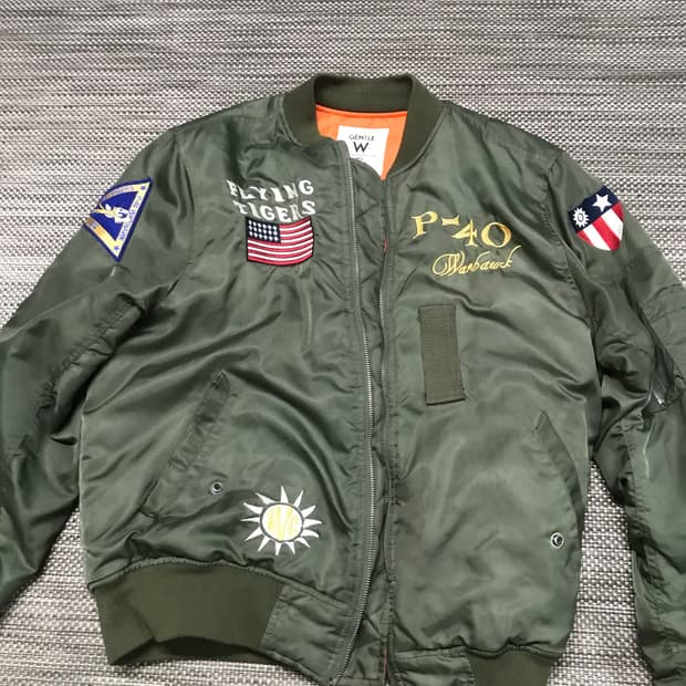 vintage 항공 점퍼