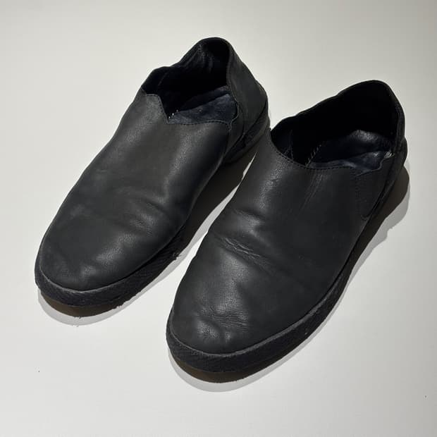 3) 요지 야마모토 레더 슬립온