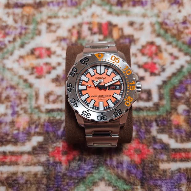 세이코5 베이비몬스터 오렌지 (재팬)