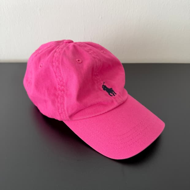 폴로 랄프로렌 볼캡 모자 핑크