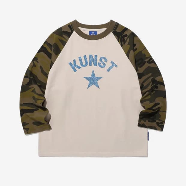 이스트쿤스트 KUNST RAGLAN 3/4 TEE_BEIGE